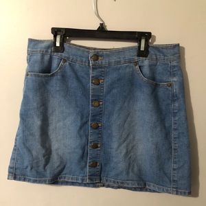 Denim skirt